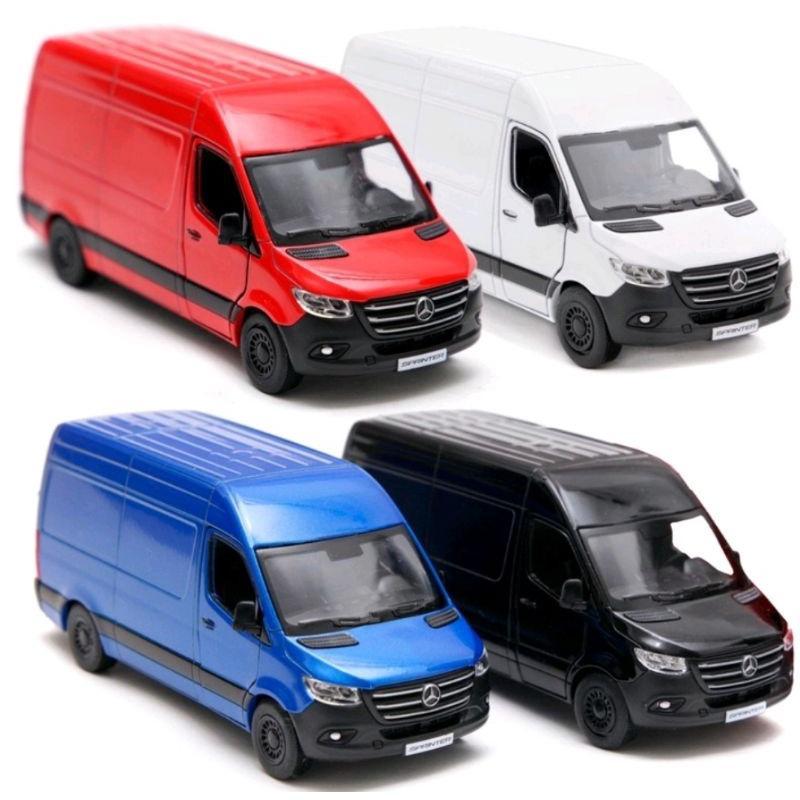 Miniatura Van Mercedes Sprinter Entregas Carrinhos Coleção Envio Imediato
