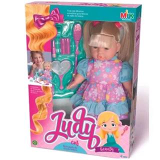 Boneca Grande Judy Beauty Salão de Beleza Com Acessórios - Milk - em Oferta na Shopee