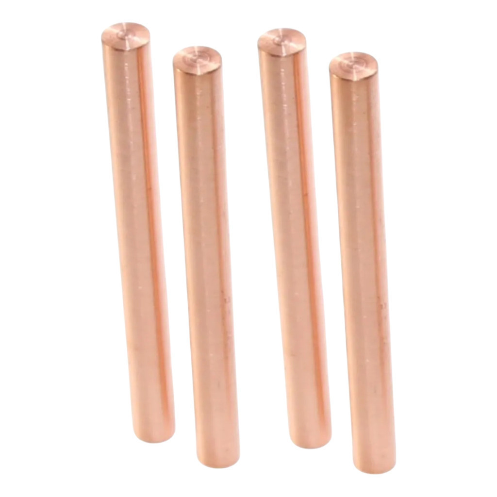Kit Refil 4 Eletrodos Cobre 6mm X 90mm Ionizador Piscina