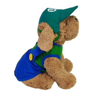 Roupa pet  - Roupinha Pet Super Luiz Fantasia Personagem Chapeu Boné Cachorro Carnaval em Oferta na Shopee