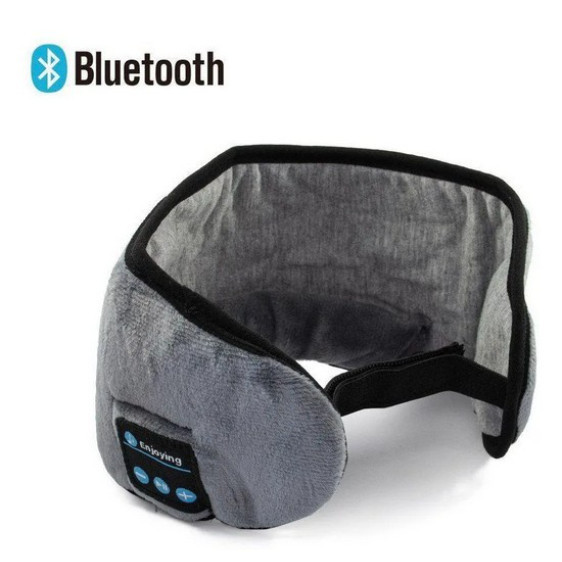 Imagem Tapa Olho Máscara Dormir Com Música Fone De Ouvido Sem Fio Bluetooth Confortável