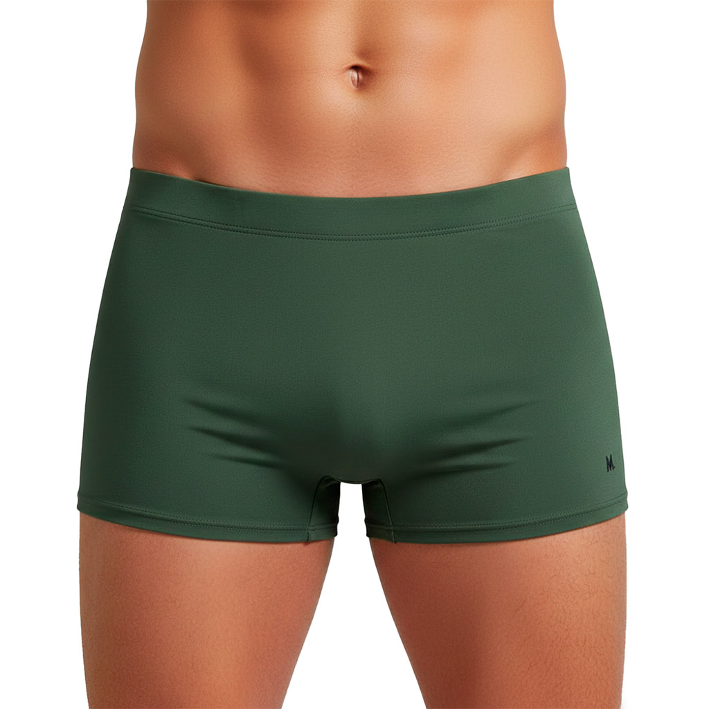 Sunga Masculina Boxer Lisa Com Bordado Confortável Básica Original Mash em Oferta na Shopee