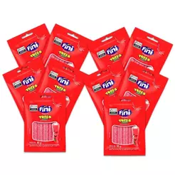 Caixa 10un Fini Tubes Morango Azedinho 35g