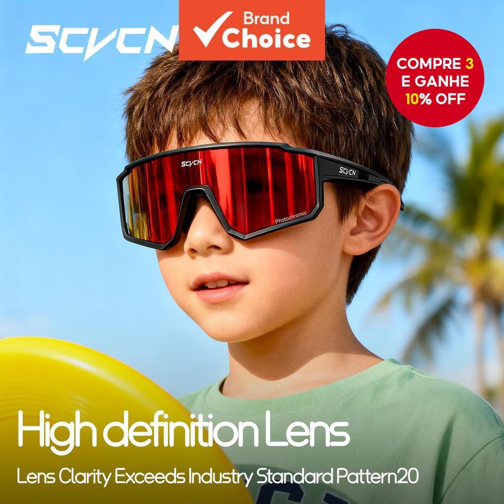 Crianças Ciclismo Óculos UV400 Proteção Solar De Sol Esportes MTB Bicicleta Estrada Tons Para Menino E Menina