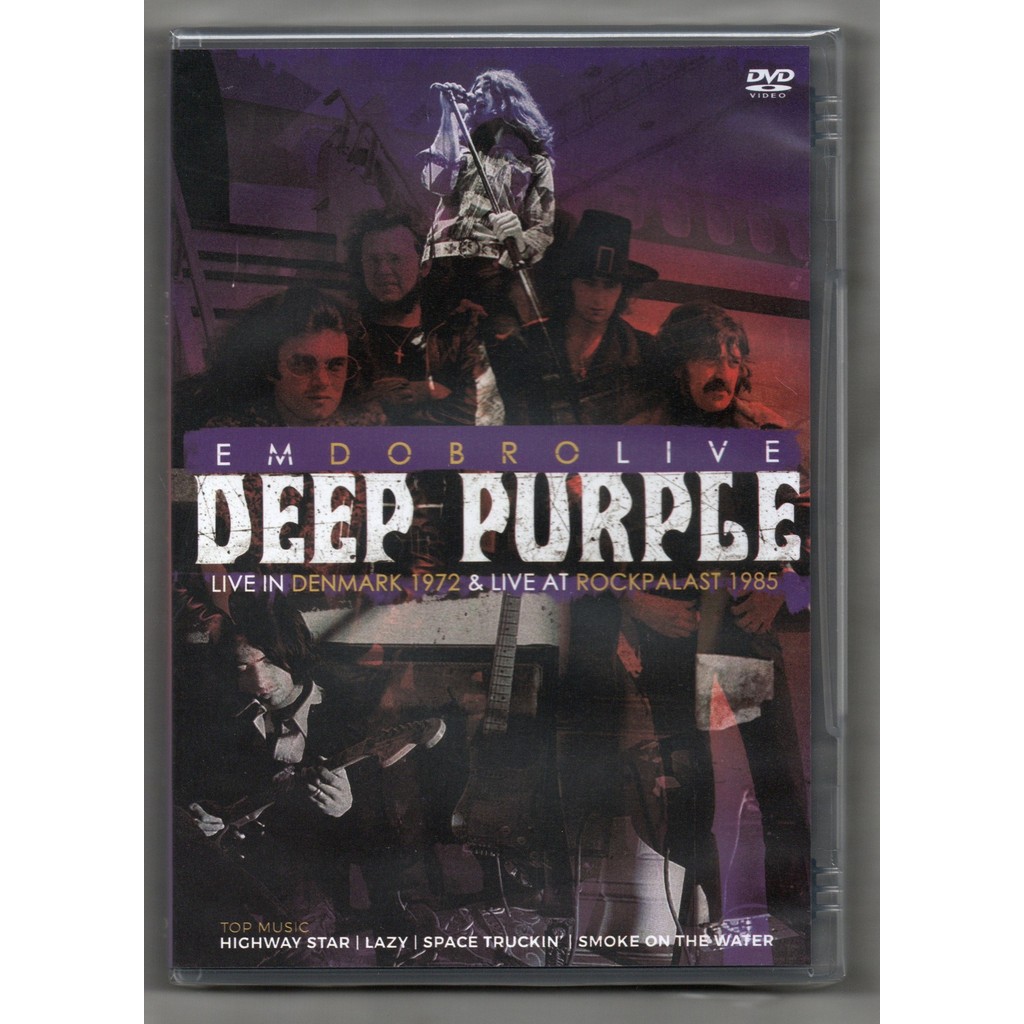 Deep Purple DVD Em Dobro Live - Live In Denmark 1972 & Live At Rockpalast 1985