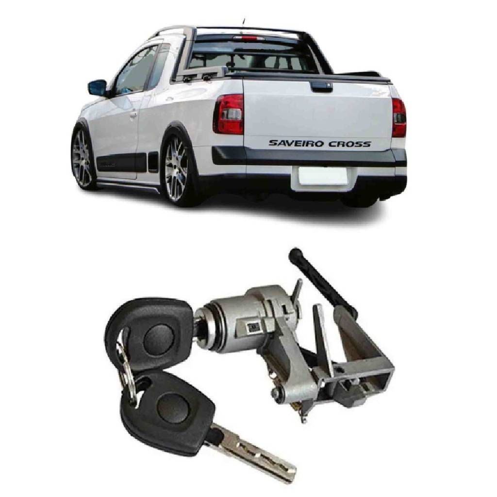 Cilindro Da Macaneta Tampa Traseira Cacamba Saveiro G5 G6 Co em Oferta na Shopee