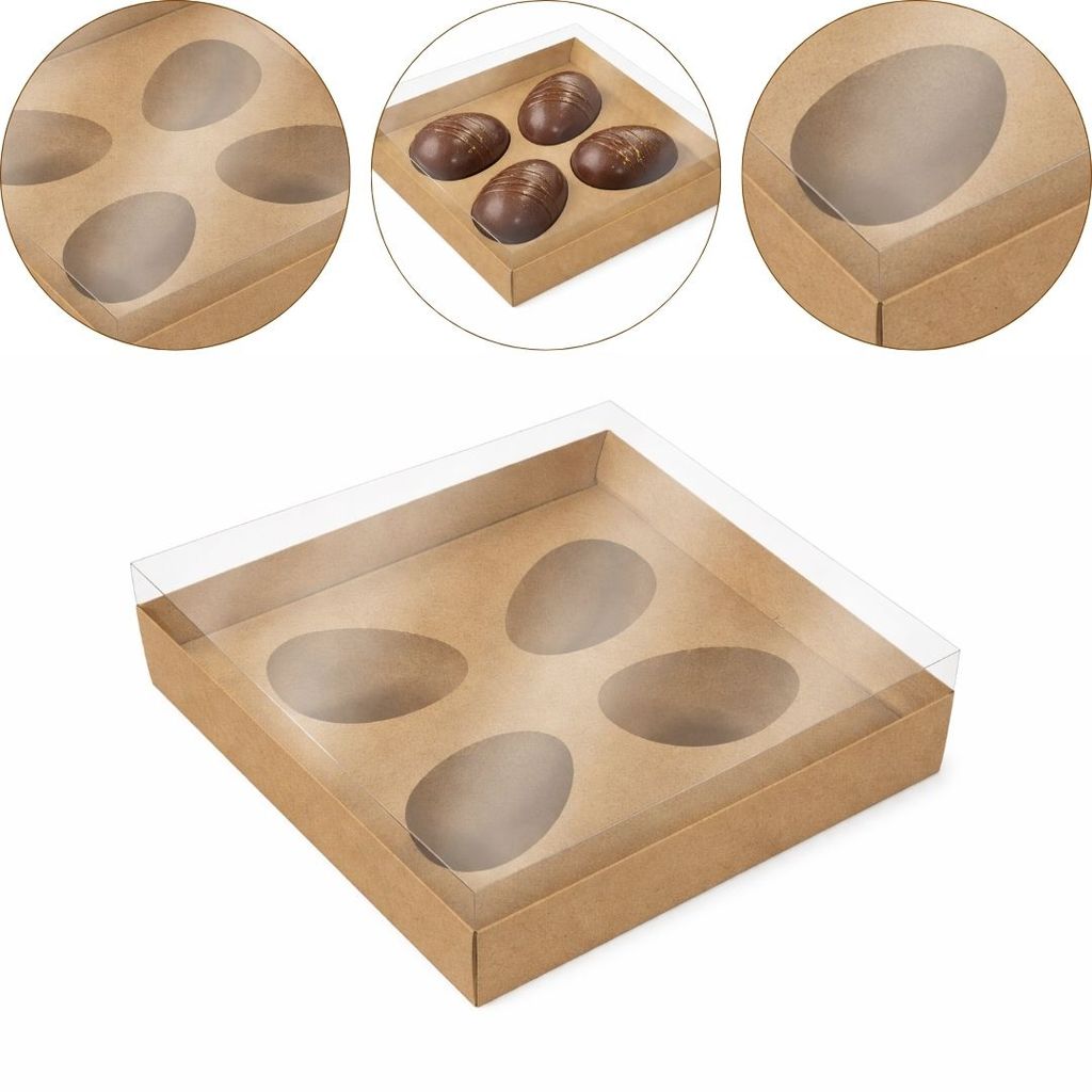 5 CAIXA P/ 4 OVOS 50GR KRAFT 8422-16 (KX) PÁSCOA 2026