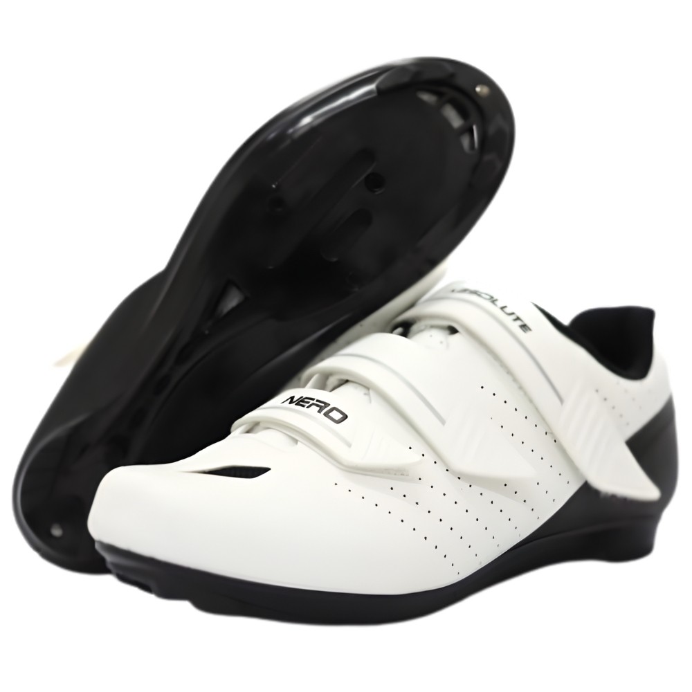 Sapatilha Ciclismo Absolute Road Speed Nero 5 Branco 3 Fecho