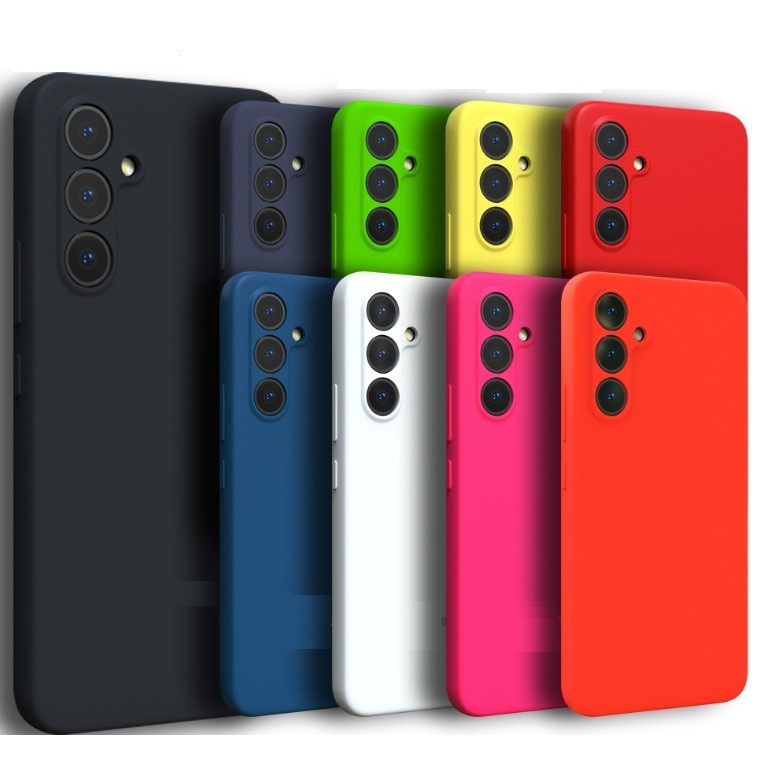 Capa Capinha Aveludada + Película 3D Para Samsung A05s A06 A07 A15 A16 A17 A25 A26 A35 A36 A55 A56