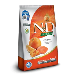 Gatos Adultos de Todas as Raças Sabor Salmão, Abóbora e Laranja 1,5Kg N&D Pumpkin