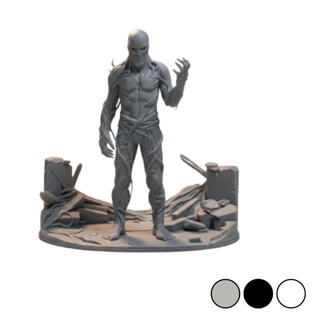 Action Figure Detalhada Vecna Colecionável com Base Stranger Things Colecionável