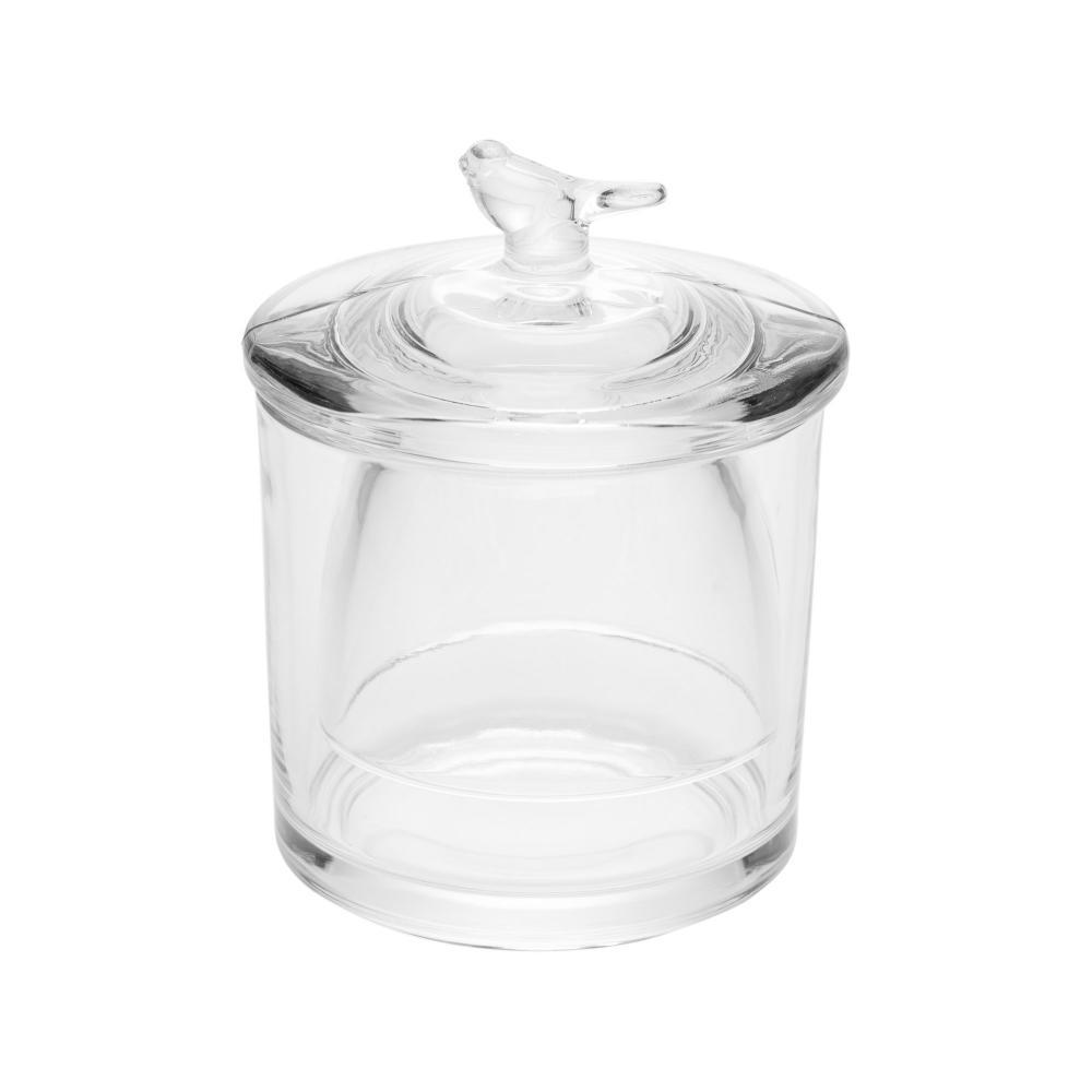 Manteigueira Francesa Wolff Bird 95mm x 95mm x 110mm Cristal Porta Manteiga Mesa Café Cozinha Casa Elegante Presente Bar