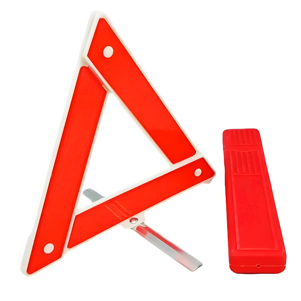 Triangulo Segurança Vermelho Mhs Profissional Carro Veículo — imagem 2 de 2