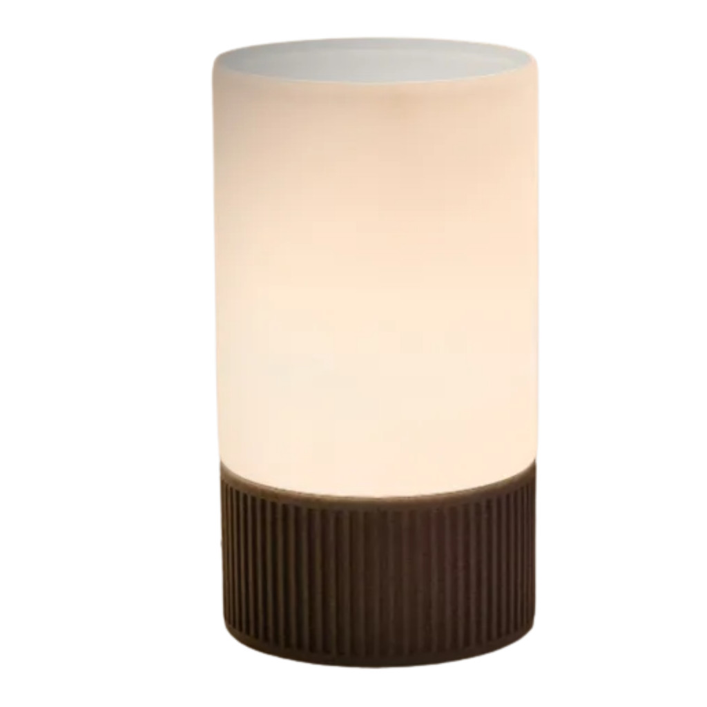 Luminária de Mesa Nórdica – Design Minimalista com Luz Aconchegante