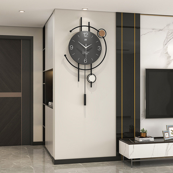 relogio de parede grande relogio de parede relogio de parede cozinha Nova luz de luxo relógio parede sala estar High-End