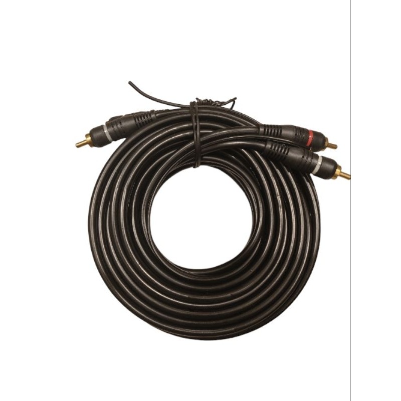 Cabo RCA Som Automotivo 5 mertos 5M Preto