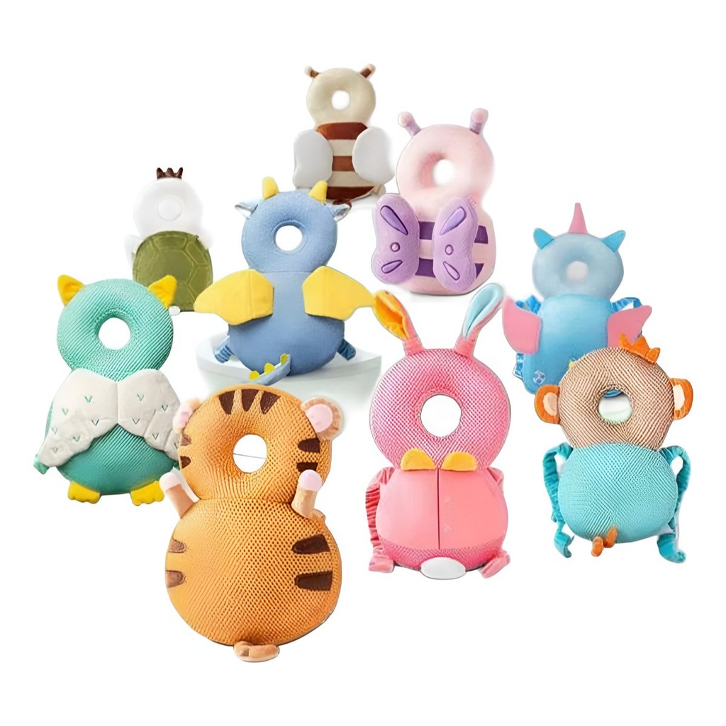 Encosto Protetor De Cabeça Bebê Mochila Almofada Antiqueda