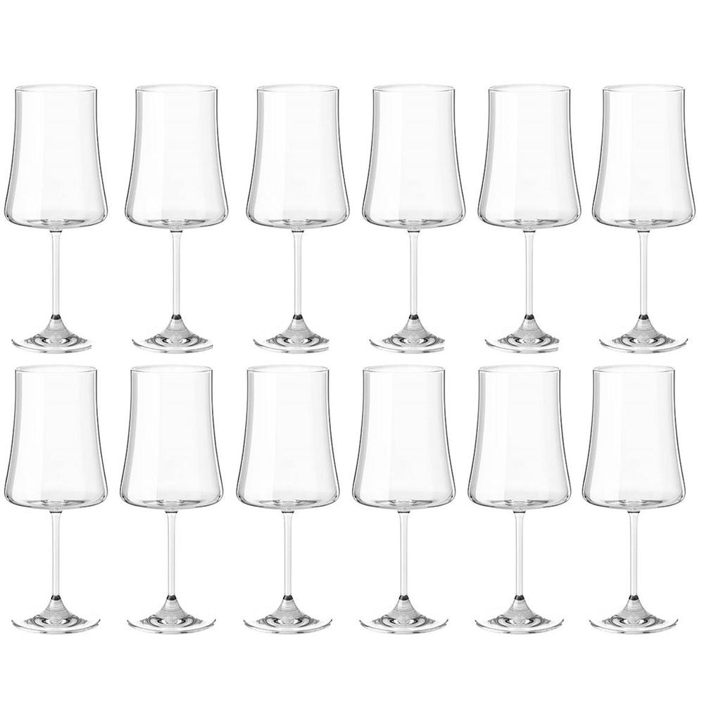 Conjunto 12 Taças de Vinho Tinto 460ml Cristal Pleasure Haus