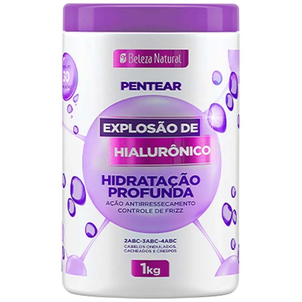 Beleza Natural Explosão de Hialurônico Creme de Pentear - 1Kg em Oferta na Shopee
