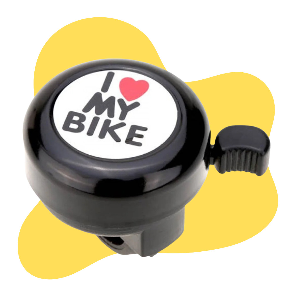Campainha Bike Trim Trim Clássica I Love My Bike Paco em Oferta na Shopee