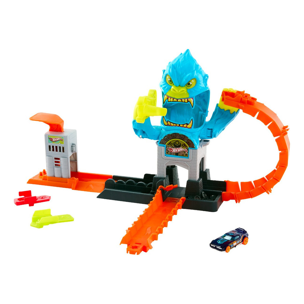 Pista Hot Wheels Nemesis Ataque Do Gorila Mattel Jhl92 Multicolor
