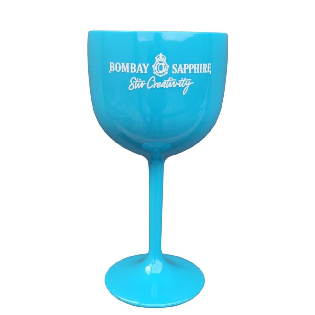 Taça Gin Bombay Sapphire Acrilico 500ml Azul Celeste