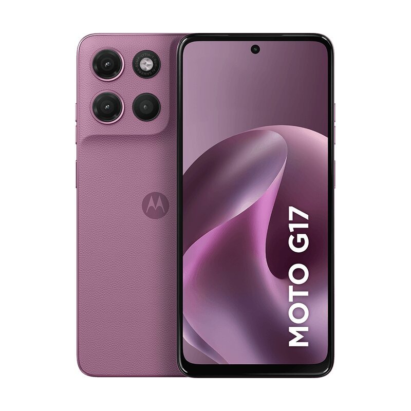 Smartphone Motorola Moto G17 256GB - Rosa, 12GB (4GB RAM + 8GB RAM Boost), Câmer