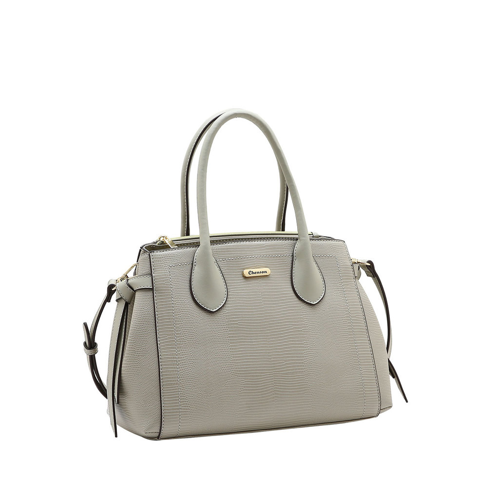Bolsa Tote Executiva de Mão Cinza Chenson