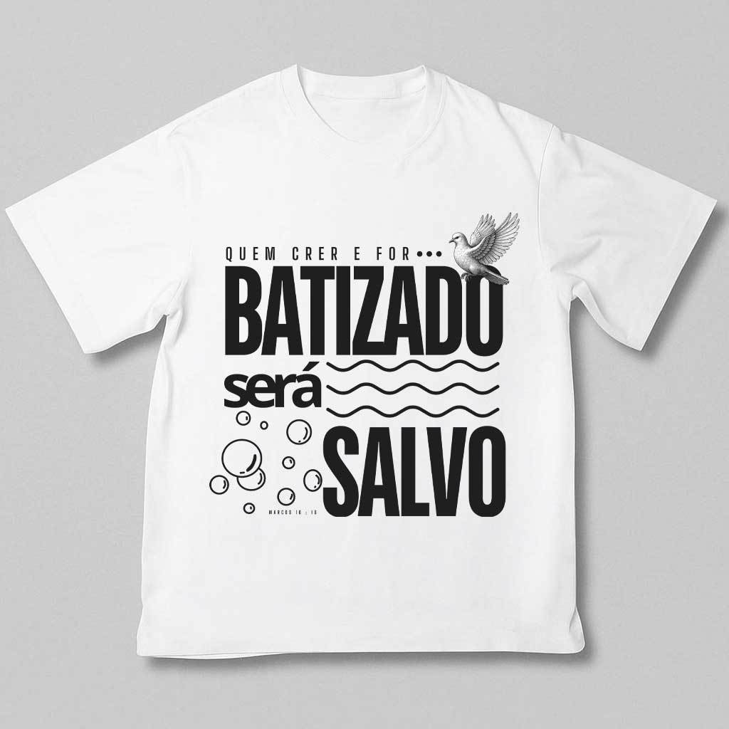 Camiseta Tradicional Jesus Igreja Cruz Religioso Batismo Bíblia Camisa 100% Algodão Unissex