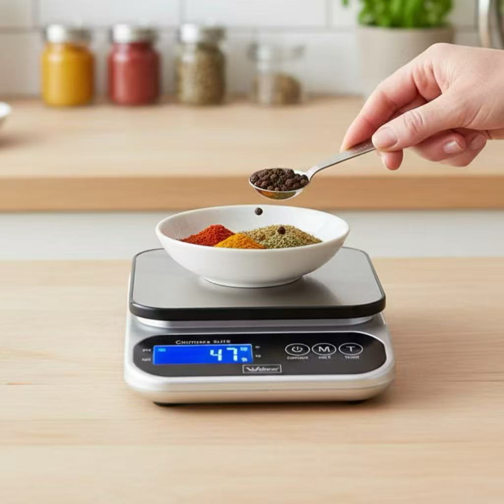 Balança Digital Precisão Alta Capacidade 5Kg Cozinha Alimentos Compacta Moderna