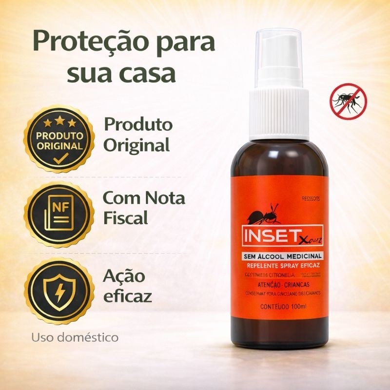 Inseticida Inset Xou 120ml ORIGINAL - ENVIO RAPIDO