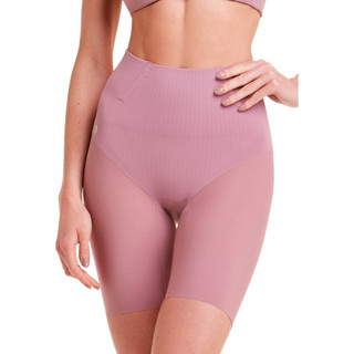 Cinta Bermuda Modeladora Cintura Alta Invisível Com Mini Barbatanas Reduz Medidas 100% Algodão Plié em Oferta na Shopee