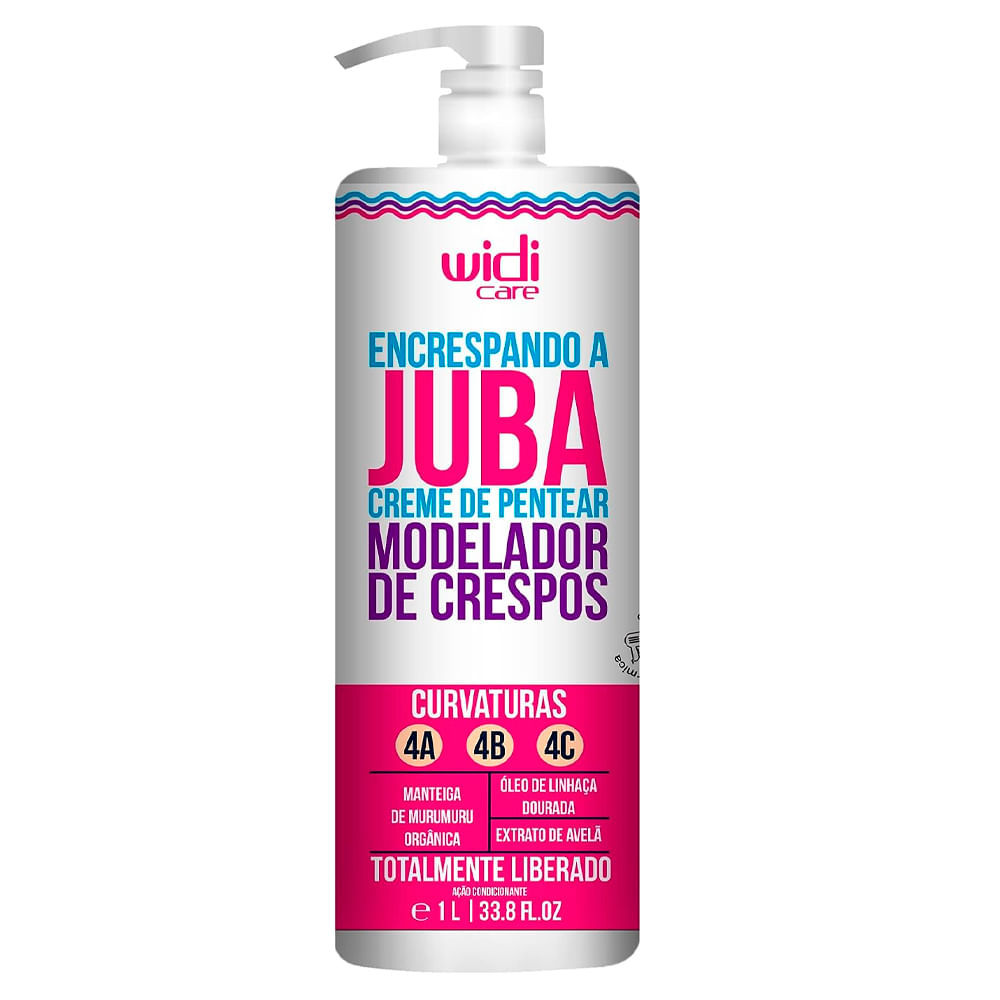 Creme De Pentear Widi Care Encrespando A Juba 1L em Oferta na Shopee
