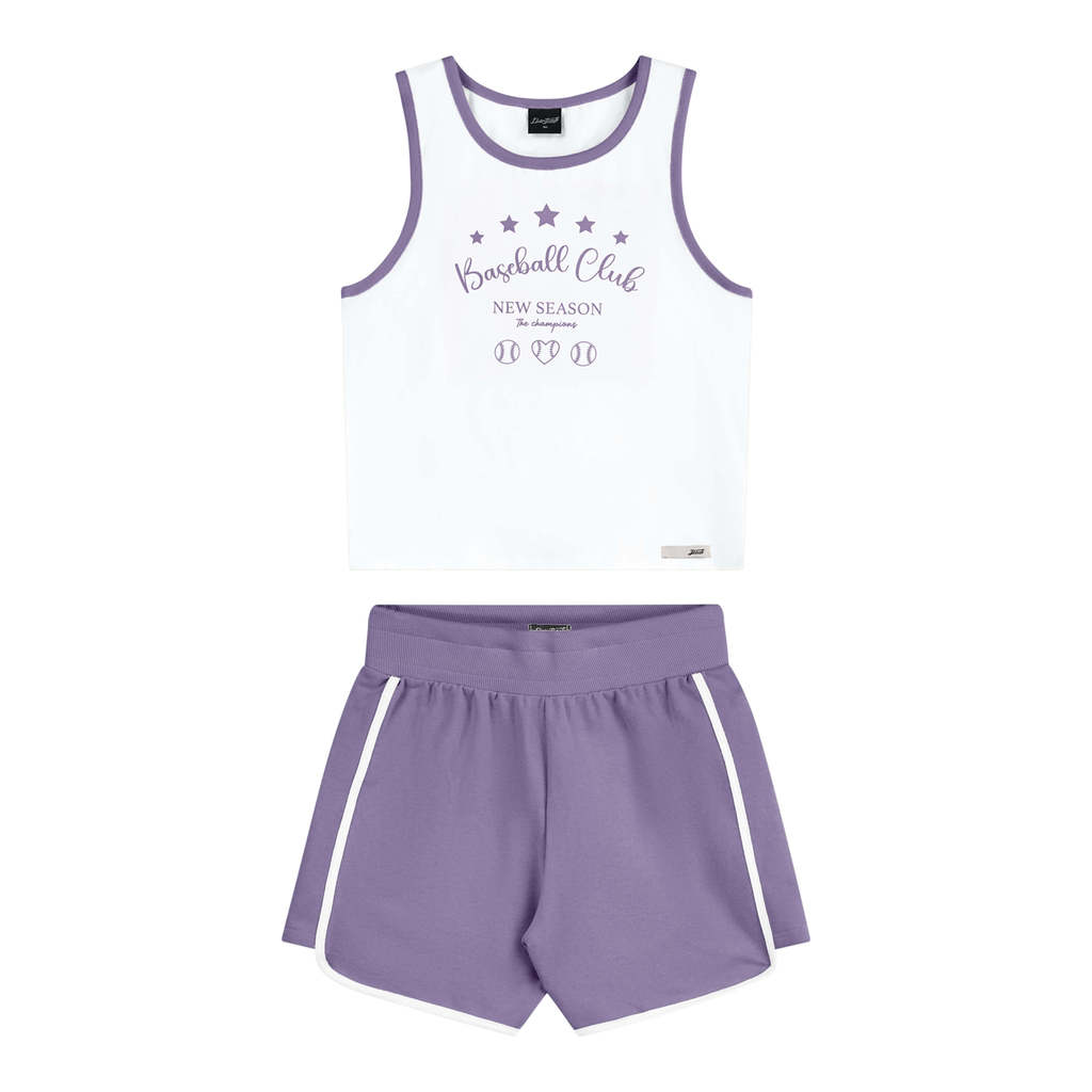 Conjunto Juvenil Menina Regata Sport Beats Lilás