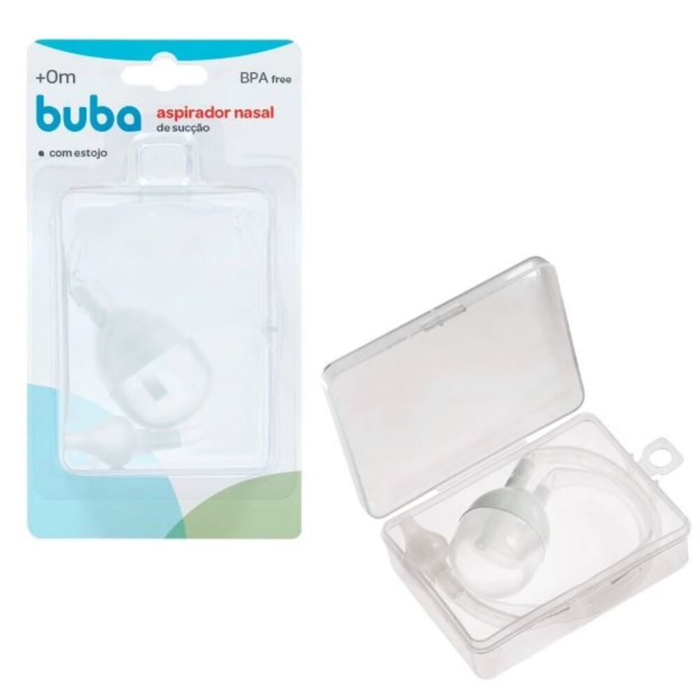 Aspirador Nasal de Sucção Buba 0+ Meses com Estojo em Oferta na Shopee