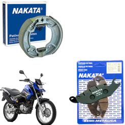 Kit freio dianteira traseira XTZ 150 CROSSER 2014 ate 2017