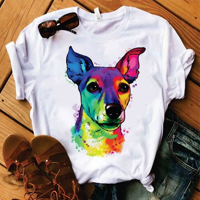 Linda Camiseta T-shirt Atmclass Linda Camiseta T-shirt Atmclass 30.1 branca estampada personalizada Estampa cachorro pet