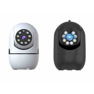 Câmera de Segurança WiFi 360° Full HD 1080p com Áudio, Visão Noturna e Rastreamento Autom…