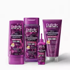 Kit Meu Cronograma Perfeito Dabelle Hair - 4 Produtos