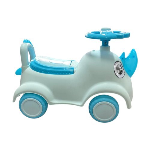 Andador Infantil Rinoceronte Azul Desenvolvimento Motor Seguro Divertido Leve Facil Uso