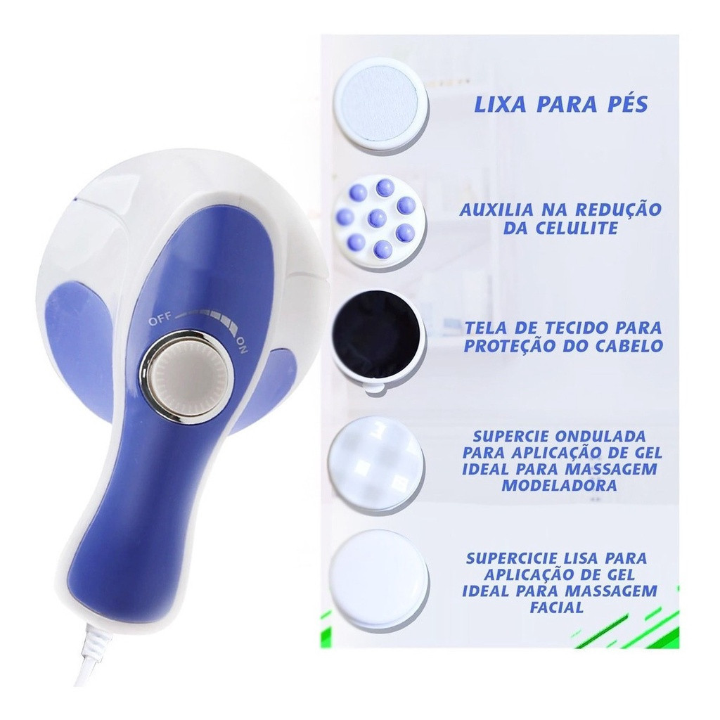 Drenagem Linfática Massageador Orbital Spin Relax