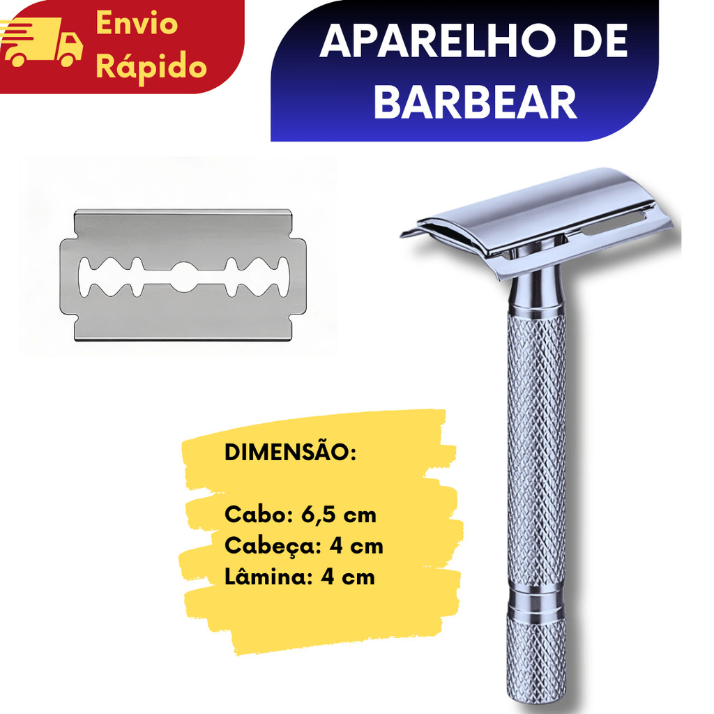 (1/3/6/9/12 UNIDADES) Aparelho De Barbear Articulado Clássico Retrô Barbeador Antigo Com Lâmina de Cortesia Barbearia