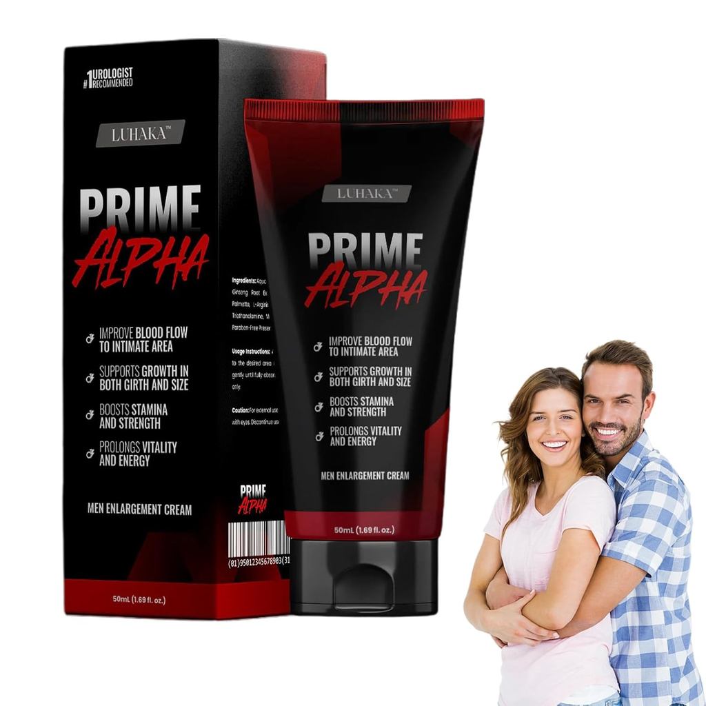 Creme Prime Alpha Men Max, Nova Fórmula Avançada 2025 - 50ml (1 Embalagem)