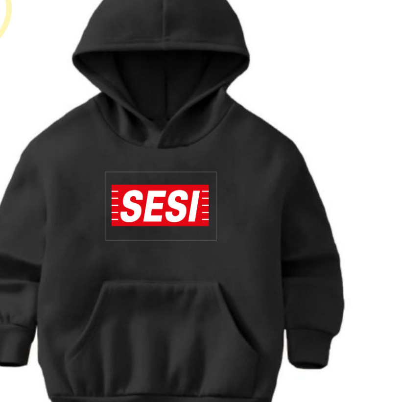 Blusa Moletom  Canguru Infantil / Juvenil Unissex Uniforme Sesi