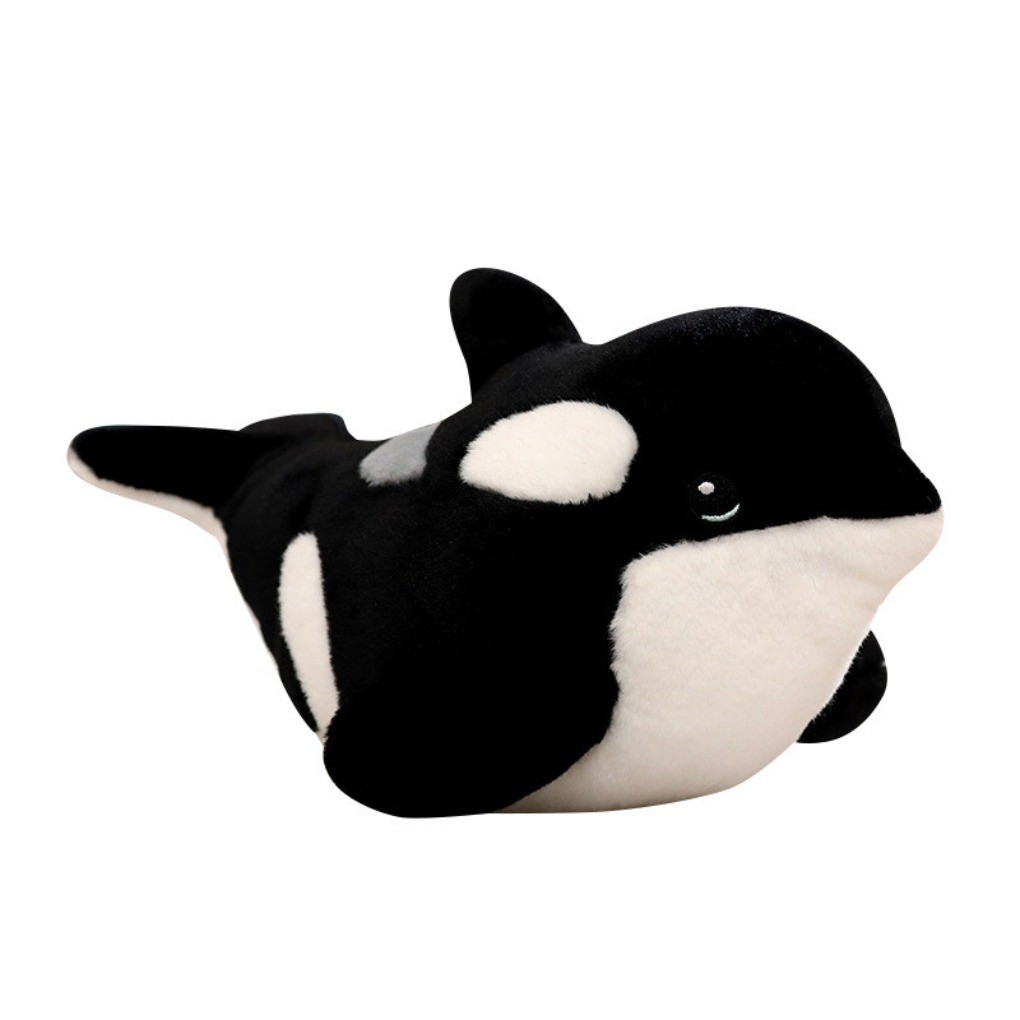 Mini Baleia Assassina Orca Brinquedo De Pelúcia Macio Animal Marinho Boneca Pequena Presente De Aniversário Para Meninas