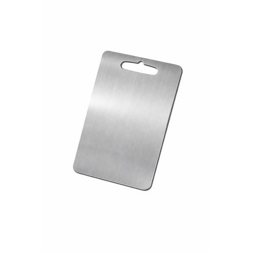 Tábua Corte Retangular Inox Média Resistente Antibacteriana Cozinha
