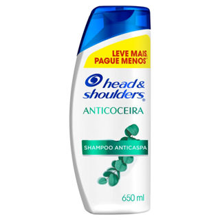 Shampoo  Head & Shoulders Anticoceira Anticaspa 650ml em Oferta na Shopee