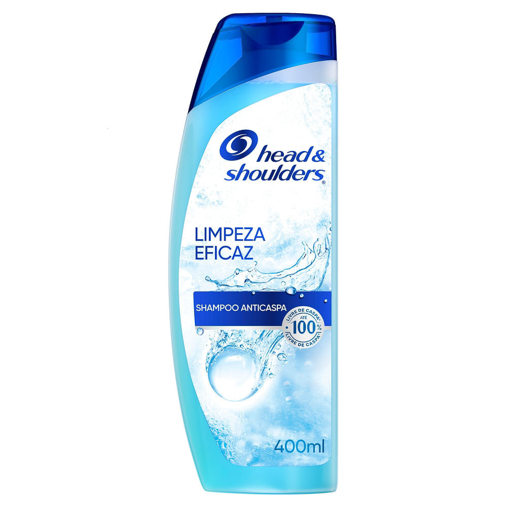 Shampoo Anticaspa Head e Shoulders Limpeza Eficaz 400ml em Oferta na Shopee