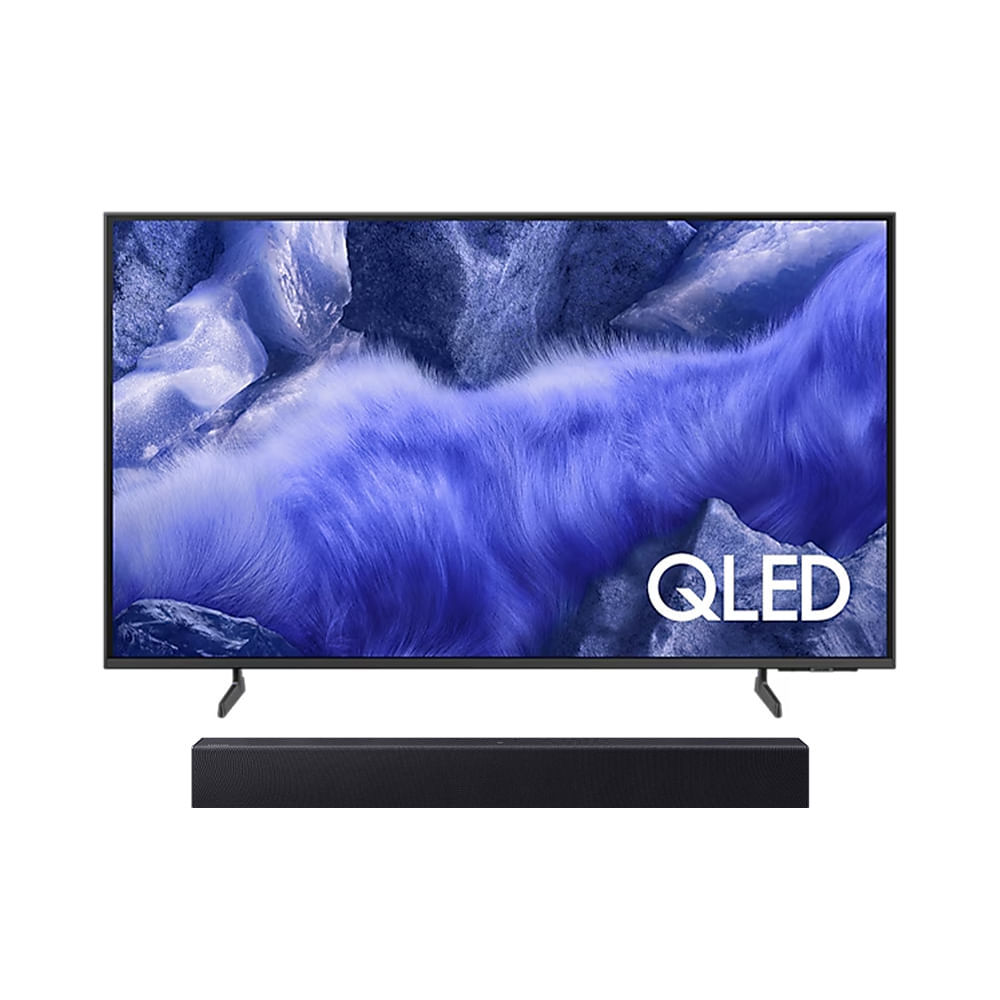 Vision AI TV 43" QLED 4K QEF1 2025 +  Soundbar HW-B400F/ZD em Oferta na Shopee