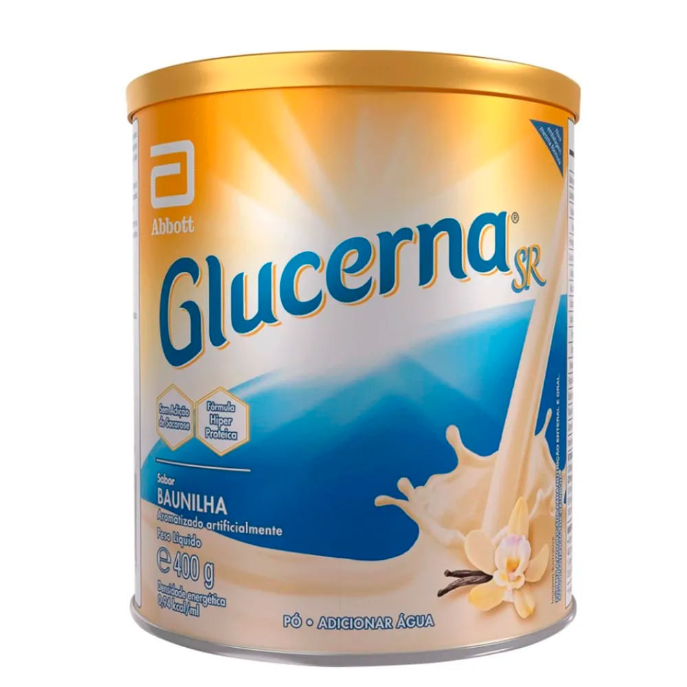 Glucerna SR Pó Sabor Baunilha 400g em Oferta na Shopee